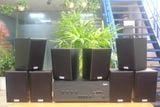 [Diện tích 160m2 + 04 Kênh] A917_SG-4K Goldsound 4 vùng âm lượng 1500w + 8 loa Goldsound V55C_SG 55w, Amply 4 - 6 vùng âm lượng, loa được thiết kế riêng cho quán, bật lớn không tạp âm, miễn phí công lắp đặt, bảo hành dài hạn 5 năm.