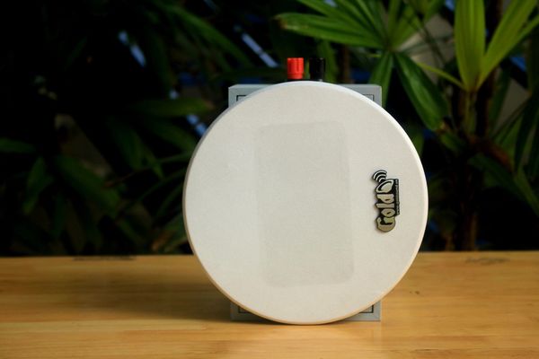 Loa âm trần Goldsound VAT12 Gold4cafe (1 loa) - công suất 12w, củ loa toàn dải cả âm Bass &Tress 3 inch, loa được thiết kế đập chậm để phù hợp với style quán dịch vụ, kích thước 12.5x19.5x10.5 cm (C - R - S); chất liệu thùng gỗ 100%