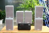 Loa treo tường, phát nhạc nền thông báo: Amply A384 Goldsound 2 vùng âm lượng 380w + 6 loa Goldsound V58C 58w, loa được thiết kế riêng cho quán, bật lớn không tạp âm, miễn phí công lắp đặt, bảo hành dài hạn 5 năm.