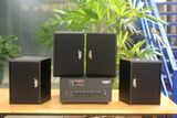 [Diện tích 80m2 + 2 Kênh] A384 Goldsound 2 vùng âm lượng 380w + 4 loa Goldsound ngoài trời V50NT 50w, loa được thiết kế riêng cho quán, bật lớn không tạp âm, miễn phí công lắp đặt, bảo hành 12 tháng