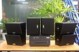 [Diện tích 120m2 + 2 Kênh] A384 Goldsound 2 vùng âm lượng 380w + 6 loa Goldsound ngoài trời V50NT 50w, loa được thiết kế riêng cho quán, bật lớn không tạp âm, miễn phí công lắp đặt, bảo hành 12 tháng