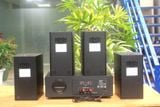 Loa treo tường, phát nhạc nền thông báo: A917 Goldsound 2 vùng âm lượng 1200w + 4 loa Goldsound V40C 40w, loa được thiết kế riêng cho quán, bật lớn không tạp âm, miễn phí công lắp đặt, bảo hành dài hạn 5 năm.