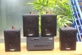 [Diện tích 80m2 + 2 Kênh] A384_TH Goldsound 2 vùng âm lượng 380w + 4 loa Goldsound V25C_TH, loa được thiết kế riêng cho quán, bật lớn không tạp âm, miễn phí công lắp đặt, bảo hành dài hạn 5 năm.