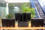 [Diện tích 120m2 + 02 Kênh] A384 Goldsound 2 vùng âm lượng 380w + 6 loa Goldsound V25C 25w, loa được thiết kế riêng cho quán, bật lớn không tạp âm, miễn phí công lắp đặt, bảo hành dài hạn 5 năm.