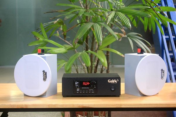 [Diện tích 40m2 + 1 Kênh] Amply A2.0 + 2 loa âm trần thông báo phát nhạc nền tự động VAT12, loa được thiết kế riêng cho quán, bật lớn không tạp âm, bảo hành dài hạn 5 năm.