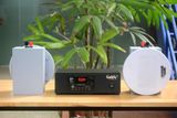 [Diện tích 40m2 + 1 Kênh] Amply A2.0 + 2 loa âm trần thông báo phát nhạc nền tự động VAT12, loa được thiết kế riêng cho quán, bật lớn không tạp âm, bảo hành dài hạn 5 năm.