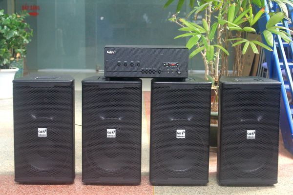 [Diện tích 160m2 + 04 Kênh] A917_TH-4K Goldsound 4 vùng âm lượng 1500w + 4 loa Goldsound V238_TH, Amply 4 - 6 vùng âm lượng, loa được thiết kế riêng cho quán, bật lớn không tạp âm, miễn phí công lắp đặt, bảo hành dài hạn 5 năm.