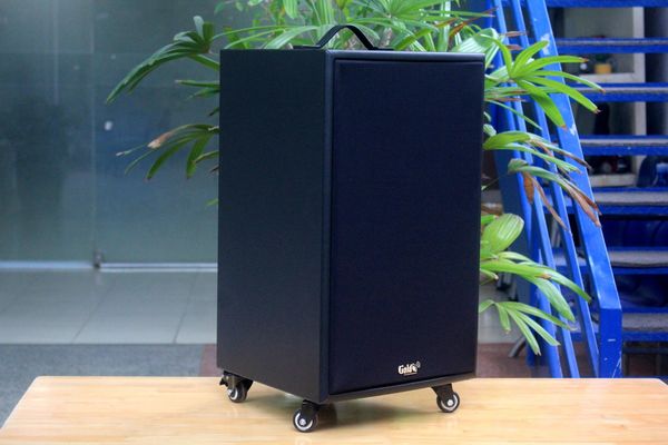 Loa di động D230PU, pin 4 - 6 tiếng, công suất 230w, bass 25 inch, 1 treble, bluetooth 5.0, cổng cắm Micro, cổng rca, khe usb, thiết kế loa thùng gỗ, cao 57.25 cm, rộng 35.5 cm, sâu 36 cm. Bảo hành 12 tháng