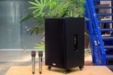 Loa di động D230PU_TH - MI, công suất 230w, pin 4 - 6 tiếng, kèm 2 Micro, 1 bass, 1 treble, bluetooth 5.0, cổng rca, khe usb, thiết kế loa thùng gỗ, cao 57.25 cm, rộng 35.5 cm, sâu 36 cm. Bảo hành 12 tháng