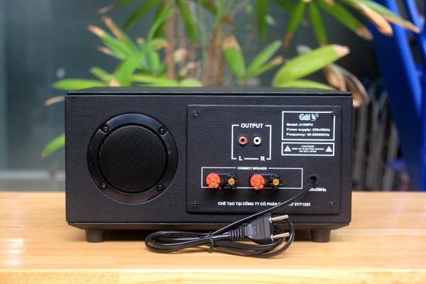 Amply A156PU_SG Goldsound (200w, đủ kết nối Bluetooth, RCA, AV, USB) - Amply gold4cafe, loa cho quán, loa cho nhà hàng, spa
