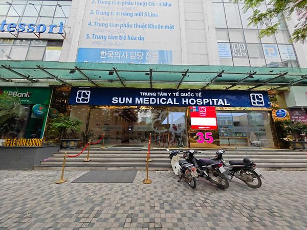 Loa âm trần thông báo, phát nhạc nền tự động: cho Trung tâm Y Tế Bệnh viện Quốc Tế SUN MEDICAL, Thanh Xuân, Hà Nội, amply 2 kênh 1200w, bluetooth 5.0, 10 loa âm trần VAT-38w, loa được thiết kế riêng cho quán, bật lớn không tạp âm, bảo hành dài hạn 5 năm