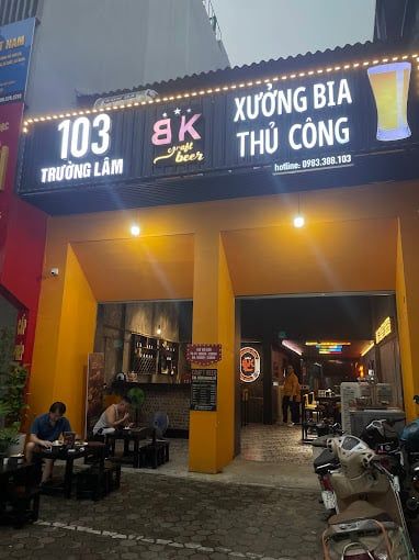 Loa Goldsound cho BK BEER - Xưởng Bia Thủ Công 103 Trường Lâm, loa được thiết kế riêng cho quán, bật lớn không tạp âm, miễn phí công lắp đặt, bảo hành dài hạn 5 năm