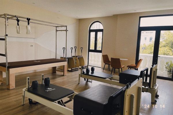 Loa Goldsound cho Pilates Ocean Club, Hà Nội, loa được thiết kế riêng cho quán, bật lớn không tạp âm, miễn phí công lắp đặt, bảo hành dài hạn 5 năm