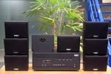 [Diện tích 160m2 + 4 Kênh] Amply Goldsound A384PU_SG-4K 4 vùng âm lượng 800w + 8 loa ngoài trời V40NT_SG-PU 40w, loa được thiết kế riêng cho quán, bật lớn không tạp âm, miễn phí công lắp đặt, bảo hành 12 tháng