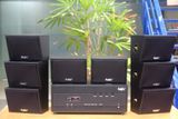 [Diện tích 160m2 + 4 Kênh] Amply Goldsound A384PU_SG-4K 4 vùng âm lượng 800w + 8 loa ngoài trời V40NT_SG-PU 40w, loa được thiết kế riêng cho quán, bật lớn không tạp âm, miễn phí công lắp đặt, bảo hành 12 tháng