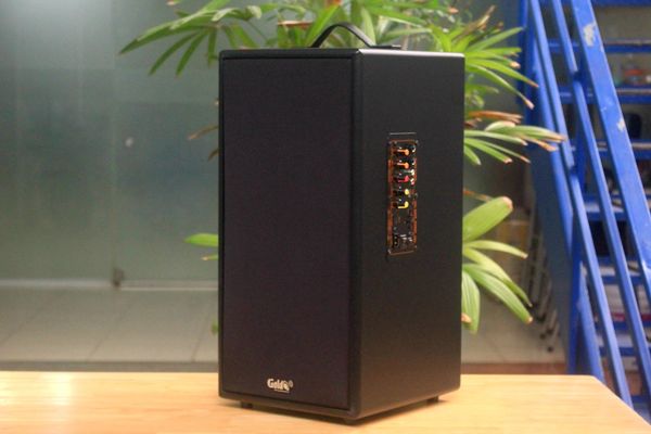 Loa di động D165PU-PI, pin 4-6h, công suất 165w, bass 20 cm, treble 10 cm, bluetooth 5.0, cổng cắm Micro, cổng rca, khe usb, thiết kế loa thùng gỗ cao 57 cm, rộng 28 cm, sâu 30 cm. Bảo hành 12 tháng