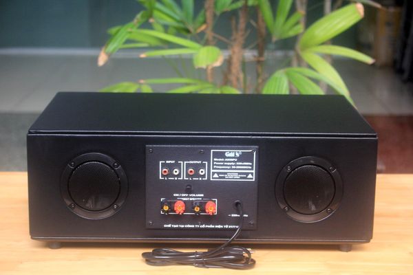 Cục đẩy công suất A938PU-2K_TH Goldsound (1500w, 2 phân vùng đầu ra, đủ kết nối Bluetooth, RCA, AV, USB)