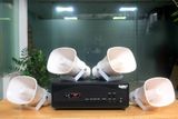 [Loa thông báo] Amply A917PU-100V-2K + 04 Ne20w, Amply hai vùng âm lượng, loa được thiết kế riêng, bật lớn không tạp âm, miễn phí công lắp đặt, bảo hành dài hạn 12 tháng.