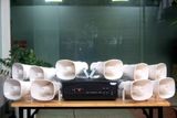 [Loa thông báo] Amply A917PU-100V-2K + 10 Ne20w, Amply hai vùng âm lượng, loa được thiết kế riêng, bật lớn không tạp âm, miễn phí công lắp đặt, bảo hành dài hạn 12 tháng.