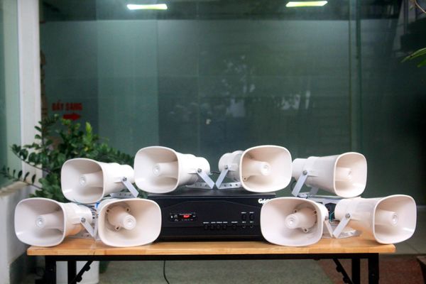 [Loa thông báo] Amply A917PU-100V-2K + 08 Ne20w, Amply hai vùng âm lượng, loa được thiết kế riêng, bật lớn không tạp âm, miễn phí công lắp đặt, bảo hành dài hạn 12 tháng.