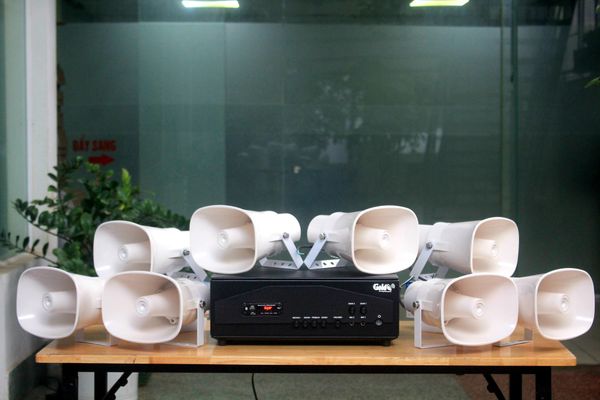 [Loa thông báo] Amply A917PU-100V-2K + 08 Ne20w, Amply hai vùng âm lượng, loa được thiết kế riêng, bật lớn không tạp âm, miễn phí công lắp đặt, bảo hành dài hạn 12 tháng.