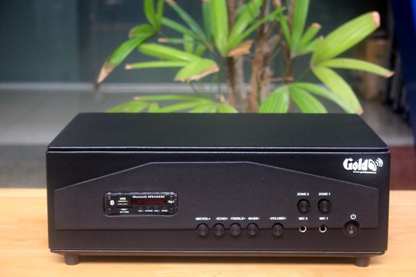 [Diện tích 180m2 + 02 Kênh] Amply A917PU_DA - 2K Goldsound 2 vùng âm lượng 1200w + 6 loa Goldsound V130_DA - 130w, bật lớn không tạp âm, miễn phí công lắp đặt, bảo hành dài hạn 5 năm