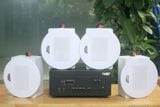 [Diện tích 80m2 + 02 Kênh] A907PU-2K Goldsound 2 vùng âm lượng 900w + 4 loa Goldsound VAT38, loa được thiết kế riêng cho quán, bật lớn không tạp âm, miễn phí công lắp đặt, bảo hành dài hạn 5 năm.