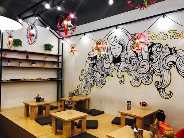 Loa Goldsound cho quán trà sữa TocoToco Long Biên, Hà Nội,  Amply 4 - 6 vùng âm lượng, loa được thiết kế riêng cho quán, bật lớn không tạp âm, miễn phí công lắp đặt, bảo hành dài hạn 5 năm.