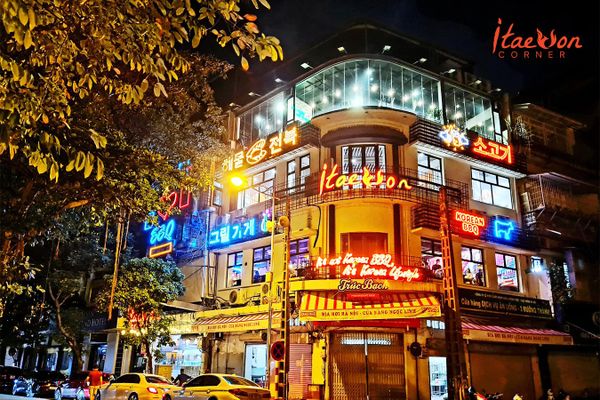 Loa nhà hàng Goldsound lắp đặt hệ thống âm thanh cho Itaewon Corner, Q. Hoàn Kiếm, Hà Nội