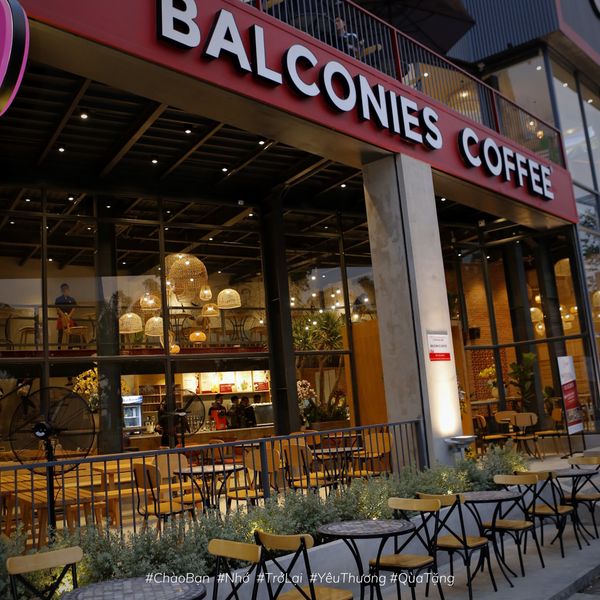 Loa cho quán cà phê Goldsound lắp đặt âm thanh cho Balconies Coffee, Biên Hoà, Đồng Nai