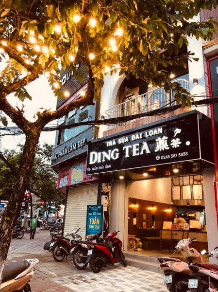 Loa cafe Loa nhà hàng Loa Goldsound lắp đặt âm thanh tại Ding tea, Cầu Giấy, Hà Nội