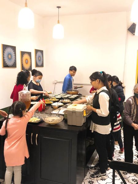 Loa cho nhà hàng Buffet chay Ngọc Thiên Đường