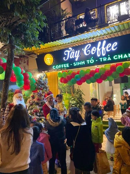 Loa cafe Goldsound lắp đặt âm thanh cho Tây Coffee, Mê Linh, Hà Nội