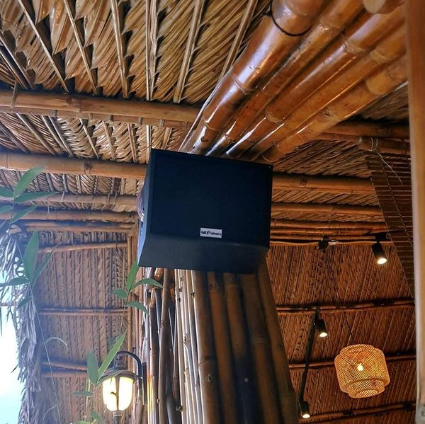 Loa nhà hàng Loa Goldsound lắp đặt âm thanh tại Ẩm Thực Phương Nam Long Thành, Đồng Nai