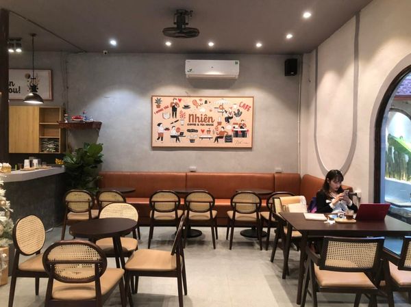Loa cafe Loa Goldsound lắp đặt tại quán Nhiên Coffee, Đông Tác, Hà Nội