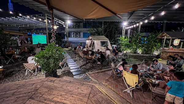 Loa Goldsound cho BBQ SQUARE 39, Quận 2, amply 2 kênh 1200w, bluetooth 5.0, loa ngoài trời V130NT-130w, loa được thiết kế riêng cho quán, bật lớn không tạp âm, miễn phí công lắp đặt, bảo hành dài hạn 5 năm