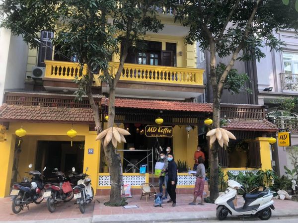 Loa cafe Loa Goldsound lắp đặt âm thanh cho MD Coffee, Hàm Nghi, Hà Nội