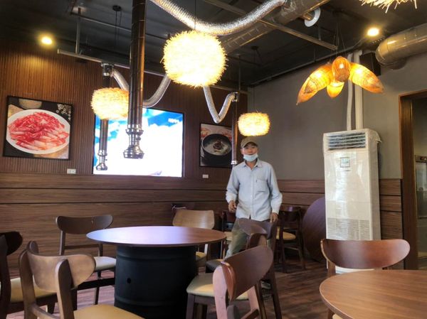 Loa nhà hàng Loa Golsound lắp đặt hệ thống âm thanh cho nhà hàng Hàn Quốc tại Mỹ Đình, Hà Nội