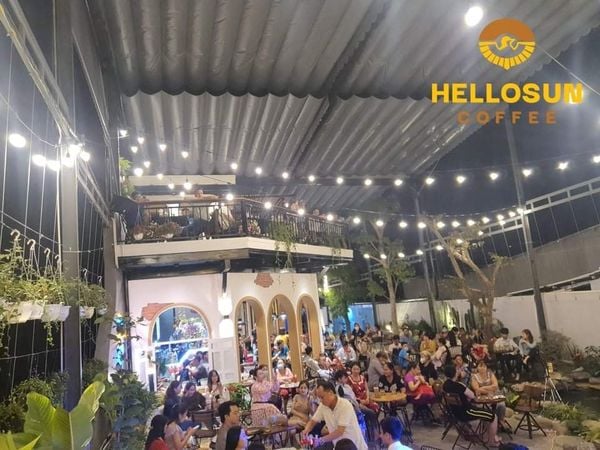 HelloSun Coffee Long An lắp đặt loa của Goldsound