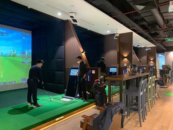 Loa cho phòng golf Goldsound lắp đặt loa cho GOLF 1 Studio, Cầu Giấy, Hà Nội