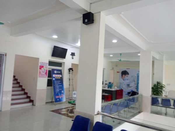 Loa Goldsound cho Phòng Khám Đa khoa Kim Ngân, loa được thiết kế riêng cho quán, bật lớn không tạp âm, miễn phí công lắp đặt, bảo hành dài hạn 5 năm