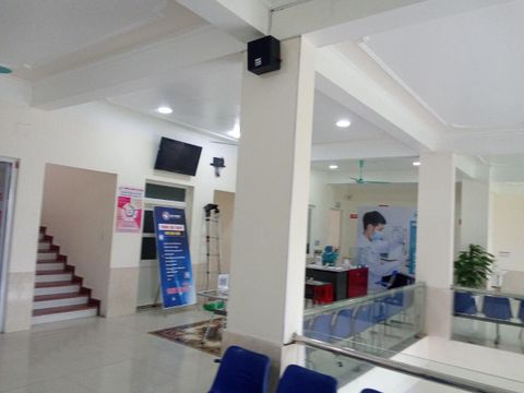 Loa Goldsound cho Phòng Khám Đa khoa Kim Ngân, loa được thiết kế riêng cho quán, bật lớn không tạp âm, miễn phí công lắp đặt, bảo hành dài hạn 5 năm