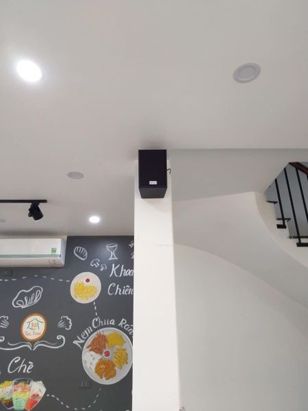 Loa Goldsound cho Cửa hàng 36 Tạm Thương, Amply 4 - 6 vùng âm lượng, loa được thiết kế riêng cho quán, bật lớn không tạp âm, miễn phí công lắp đặt, bảo hành dài hạn 5 năm