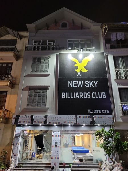 Loa cho Dịch vụ giải trí New Sky Billiards Club, Amply 4 - 6 vùng âm lượng, loa được thiết kế riêng cho quán, bật lớn không tạp âm, miễn phí công lắp đặt, bảo hành dài hạn 5 năm.