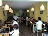 Loa nhà hàng Goldsound lắp đặt âm thanh cho AAAngon, Thủ Đức, Amply 4 - 6 vùng âm lượng, loa được thiết kế riêng cho quán, bật lớn không tạp âm, miễn phí công lắp đặt, bảo hành dài hạn 5 năm.