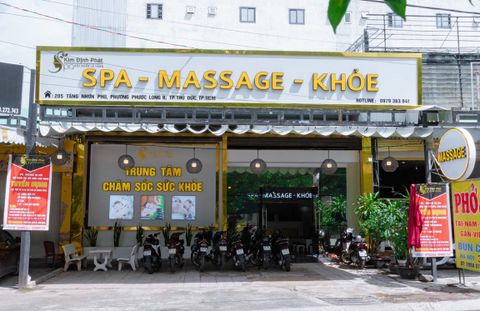 Loa Goldsound cho trung tâm chăm sóc sức khoẻ Spa - Massage - Khoẻ, Quận 9, TP HCM, loa được thiết kế riêng cho quán, bật lớn không tạp âm, miễn phí công lắp đặt, bảo hành dài hạn 5 năm