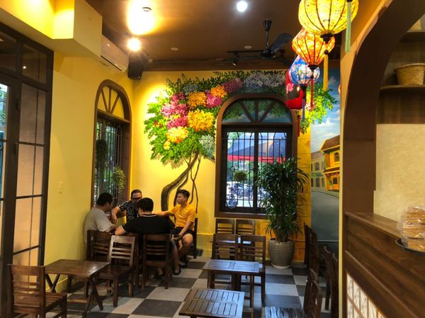 Loa cafe Goldsound thi công hệ thống âm thanh cho quán San tea&coffee, Cầu Giấy, Hà Nội