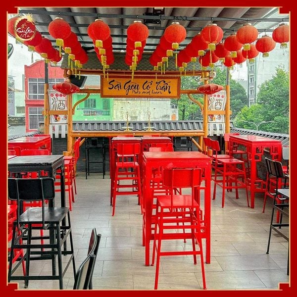 Loa Goldsound cho Sài Gòn Cổ Trấn - Ẩm Thực Trung Hoa, Q5, loa được thiết kế riêng cho quán, bật lớn không tạp âm, miễn phí công lắp đặt, bảo hành dài hạn 5 năm