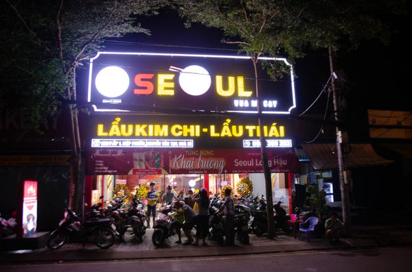 Loa Goldsound cho mì cay Seoul Long Hậu, Nhà Bè, amply 2 kênh 380w, bluetooth 5.0, loa V40C-40w, loa được thiết kế riêng cho quán, bật lớn không tạp âm, miễn phí công lắp đặt, bảo hành dài hạn 5 năm