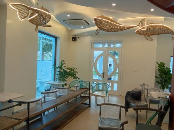 Loa Goldsound cho quán tại Ocean Park, amply 2 kênh 380w, bluetooth 5.0, loa V23-23w, loa được thiết kế riêng cho quán, bật lớn không tạp âm, miễn phí công lắp đặt, bảo hành dài hạn 5 năm